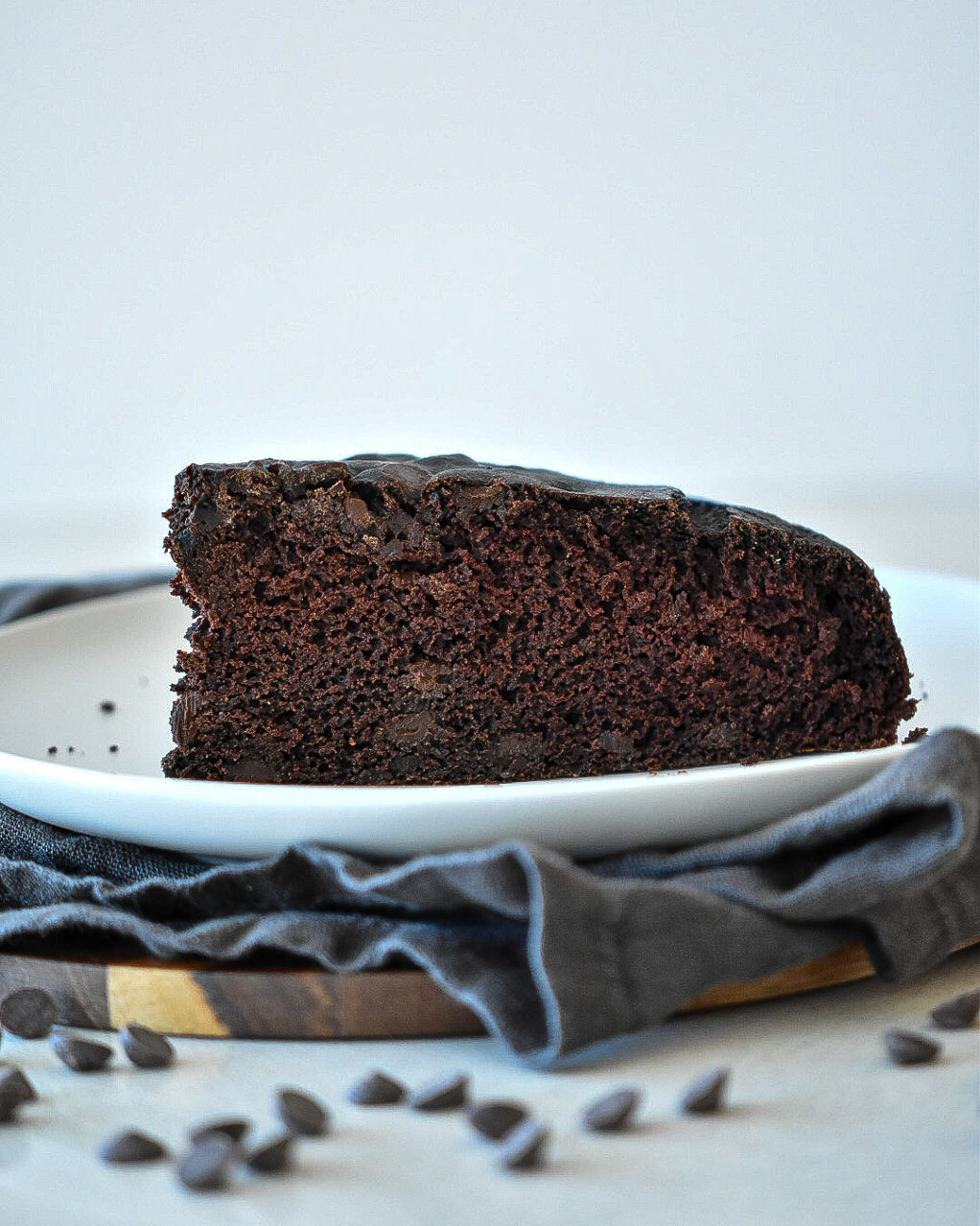 Pastel de cacao sin gluten ni lactosa