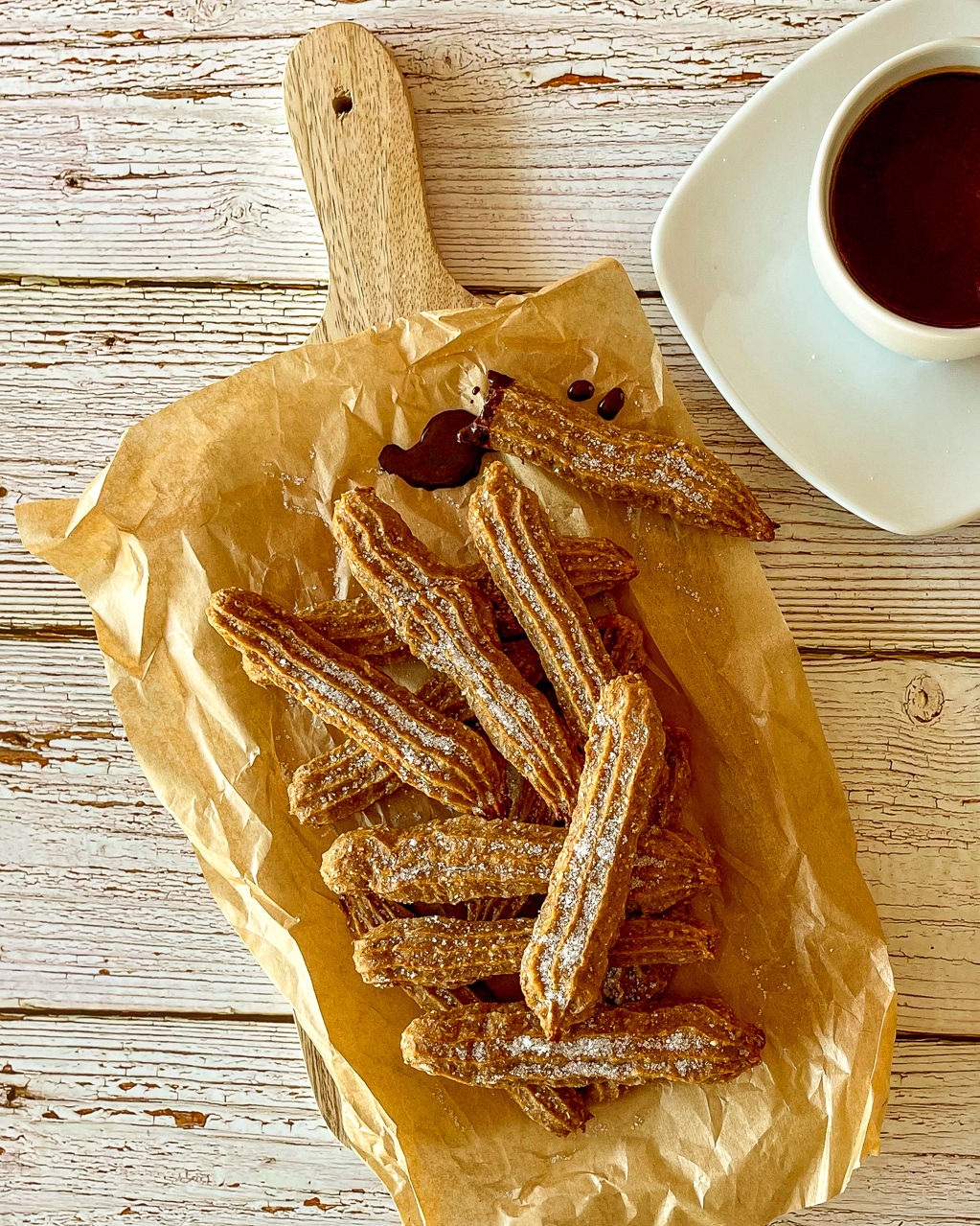 Churros integrales al horno