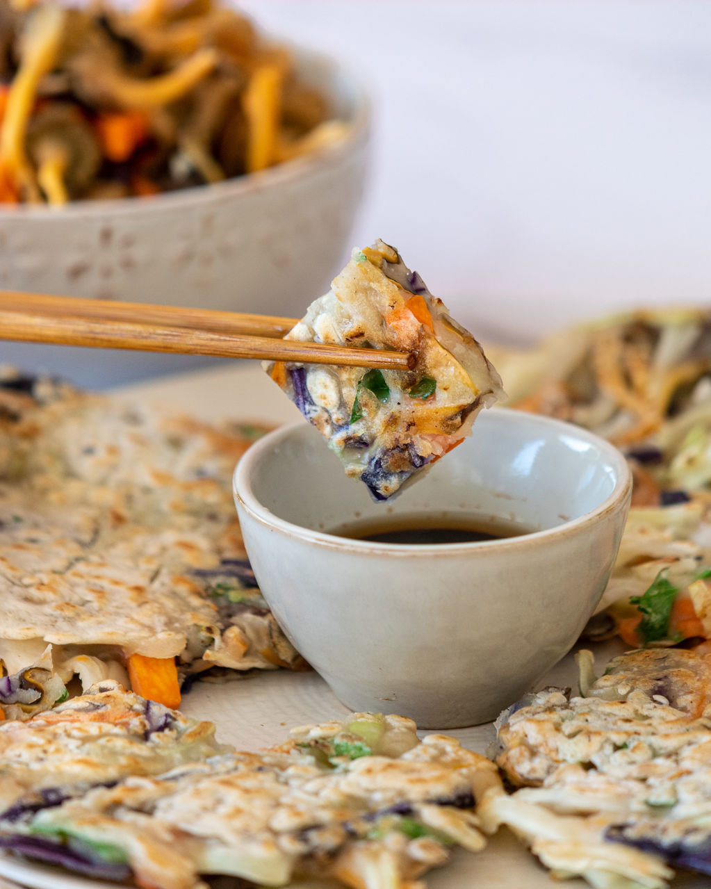 Korean Veggie Pancakes 