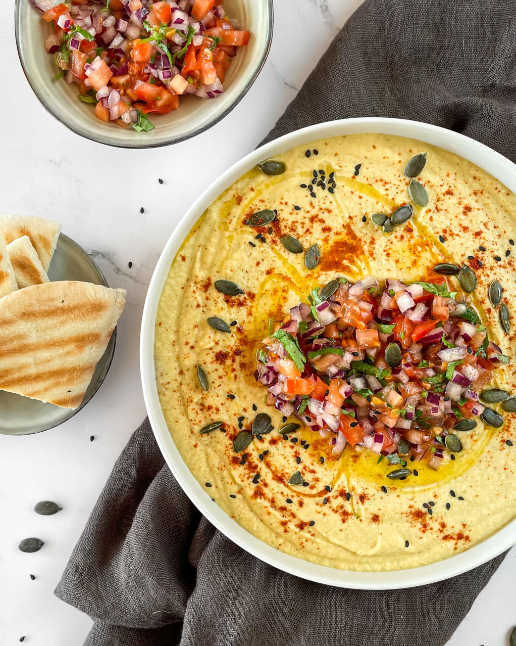 Hummus súper cremoso