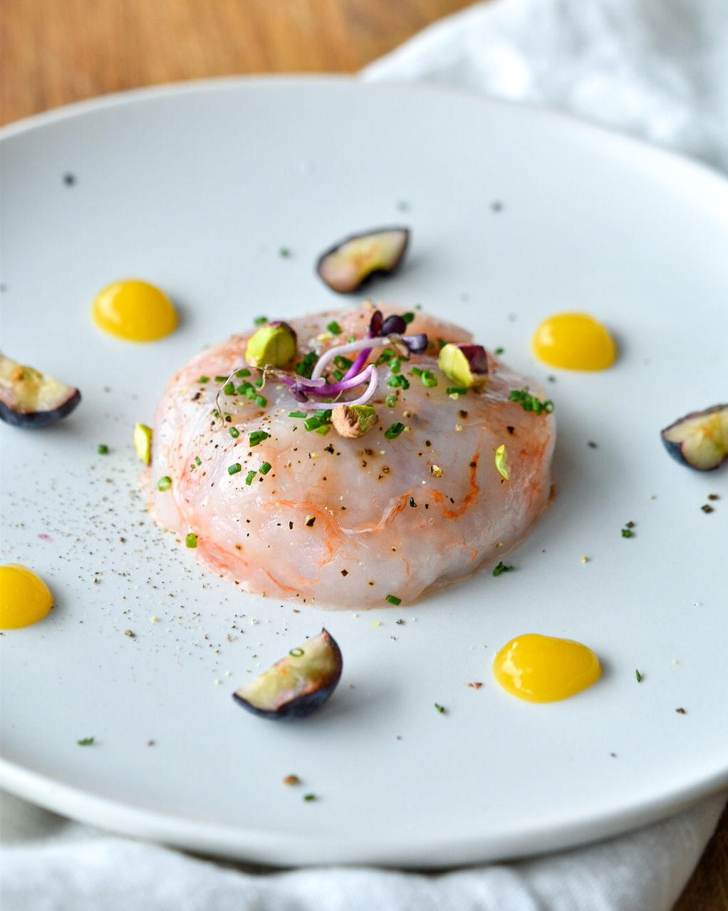 Ravioli de gambas y boletus