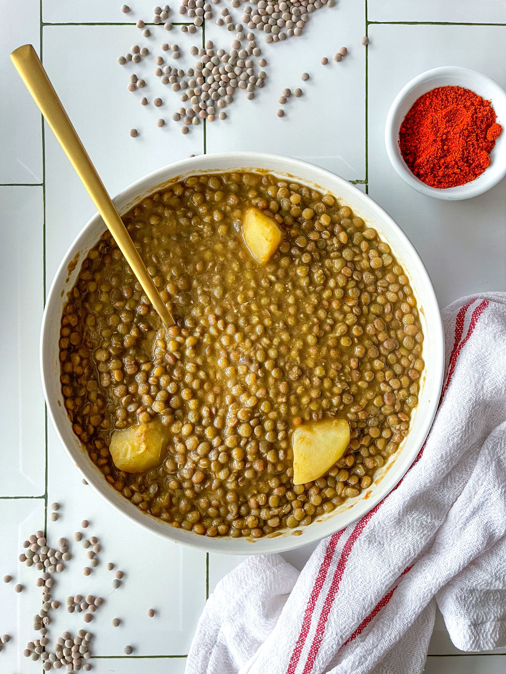 Lentejas con verduras