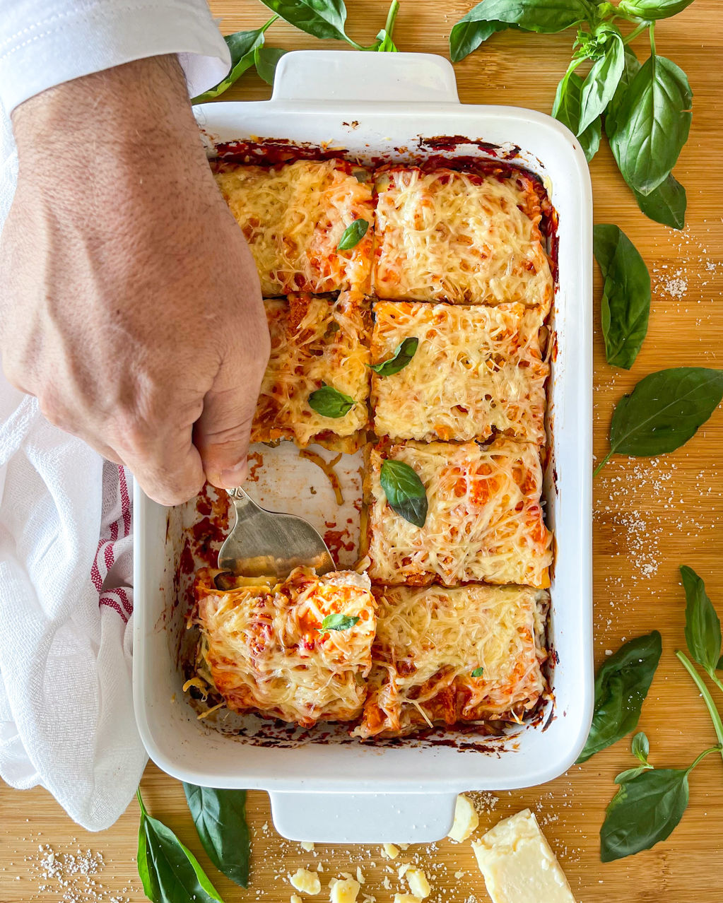 Lasagna healthy de berenjenas y ricotta