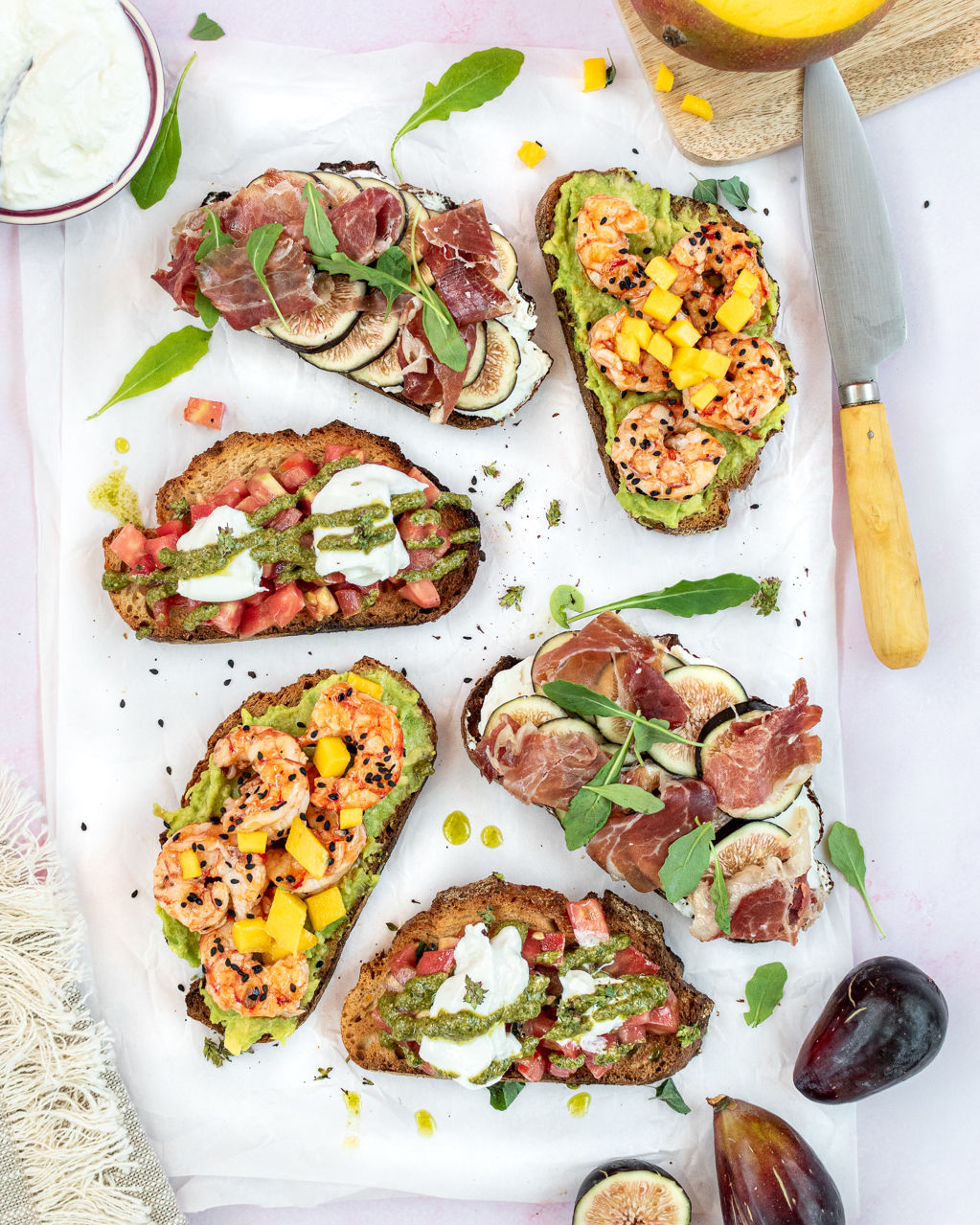 Tres tostadas más para verano