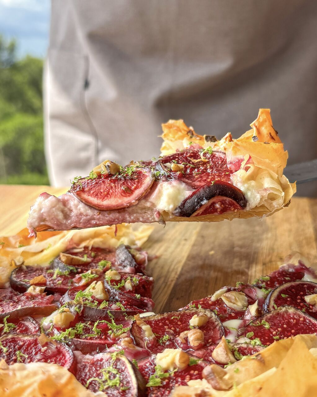 Tarta de figues amb mascarpone